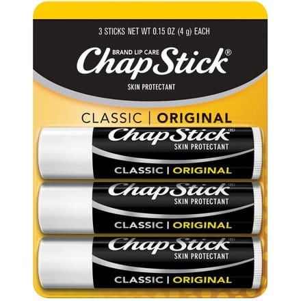 ChapStick Classic Skin Protectant Flavored Lip Balm Tube, Original Flavor