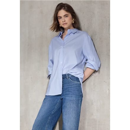 Gestreepte lange blouse