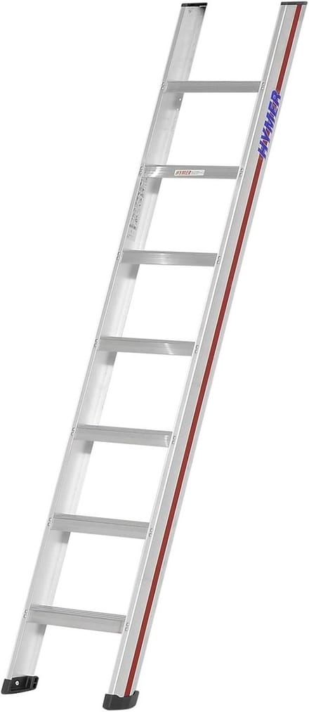 Overloopladder 6 treden - Stalen frame - Antislip