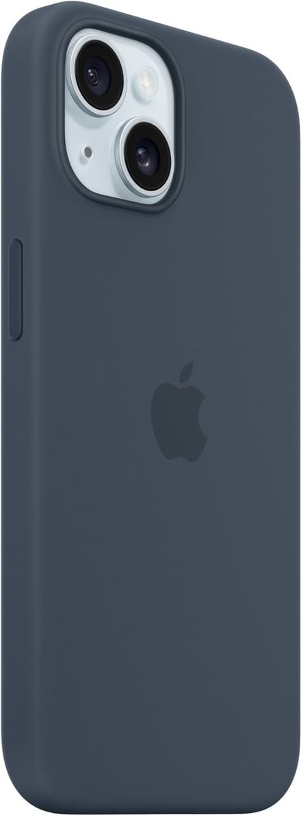 Apple Siliconenhoesje met MagSafe voor iPhone 15 - Stormblauw