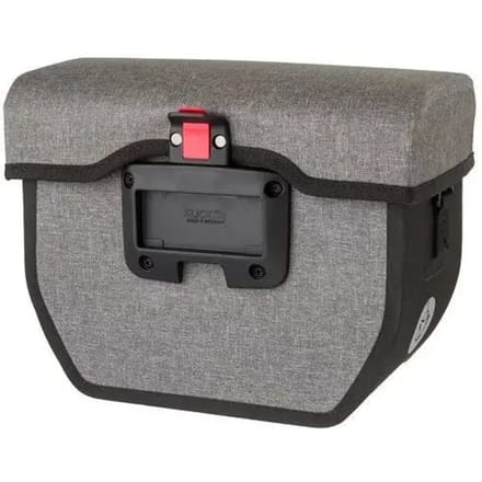 AGU Shelter Tech - Stuurtas - Fietstas - 8L - 100% Waterdicht - KLICKfix compatibel - Afneembare schouderriem - Grijs - Lichtgewicht - 3M Reflectie