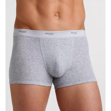 Sloggi Men Basic Short - heren boxershort korte pijp (2-pack) - grijs