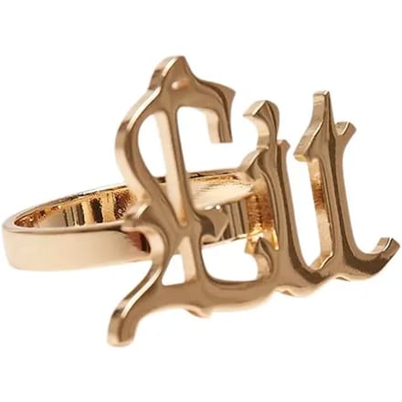 Mister Tee - Lit Chunky Ring - Goudkleurig