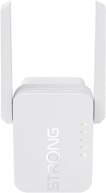 Wifi Versterker - Netwerk Uitbreider - Sterker Wifi Signaal - Snelle Installatie - Compact Formaat - Wit