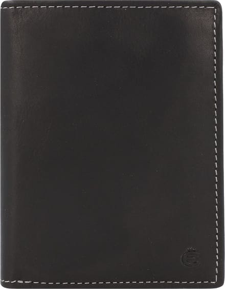 Esquire Dallas Portemonnee Leer 10 cm - Jongens - Horizontaal - schwarz