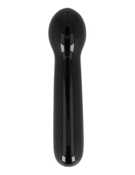 Obsidiaan zwart yoni stick bol