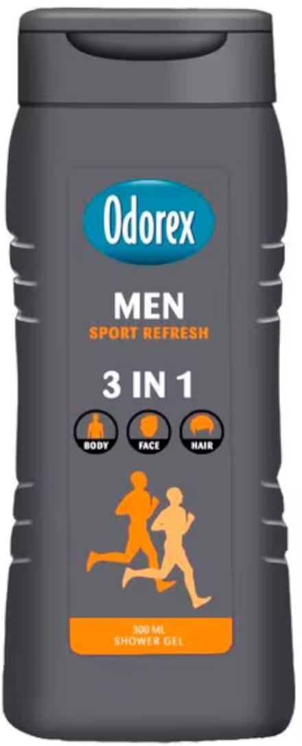 Odorex Douchegel For Men 3-in-1 Sport Refresh - 300 ml