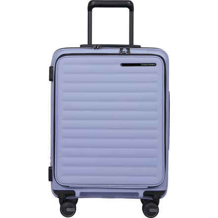 Samsonite lichtgewicht koffer - Restackd handbagage spinner 55x40x23/26 easy access front - inclusief packing cubes - lavender - 3 kg