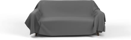 Bed Linen Sprei Max Color, effen, donkergrijs, 170 x 300 cm