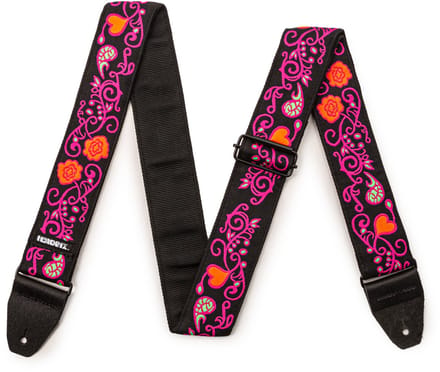Dunlop JH22 Jimi Hendrix Blacklight Monterey Pink - Gitaarband