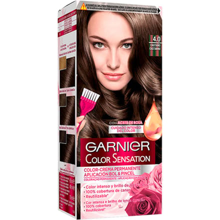 Garnier Color Sensations Haarkleuring - 4.0 Kastanje