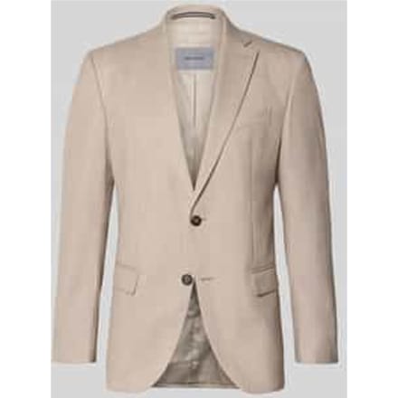 slim fit 2-knoops colbert van scheerwolmix model 'Grant'