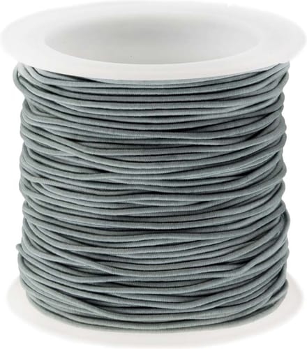 Elastisch Koord (1 mm) Grey (20 Meter)