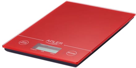 Adler AD3138R - Keukenweegschaal - rood