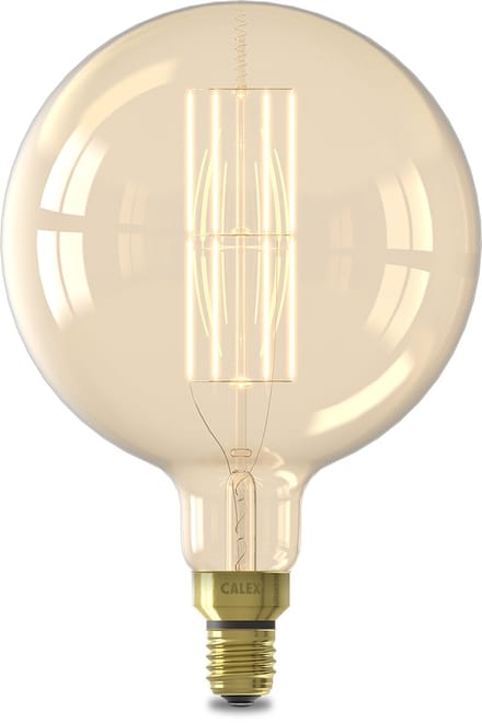 Calex XXL LED Lamp E27 - Goud - Filament - 1100LM 2100K Warm Wit Licht - 3-pack