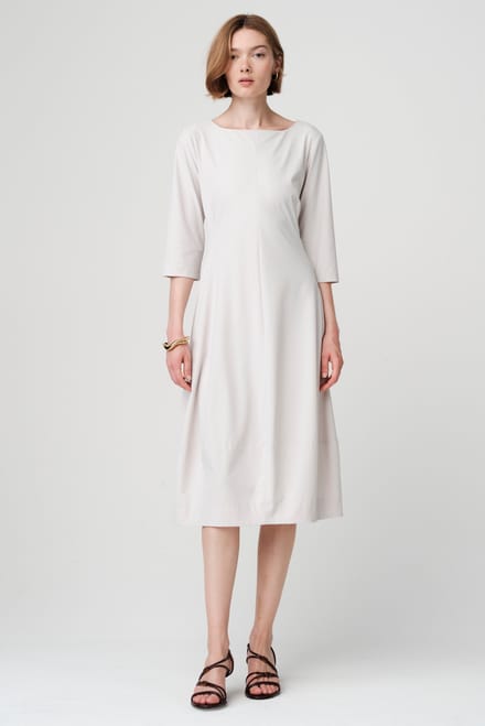 Asola structure tech jersey dress | Sand - Sand / S