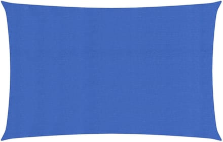 vidaXL - Zonnezeil - 160 - g/m² - rechthoekig - 4x7 - m - HDPE - blauw