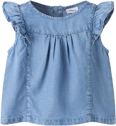NAME IT - NMFAMY SL DNM TOP 4054-OH J - Meisjes - Blouses