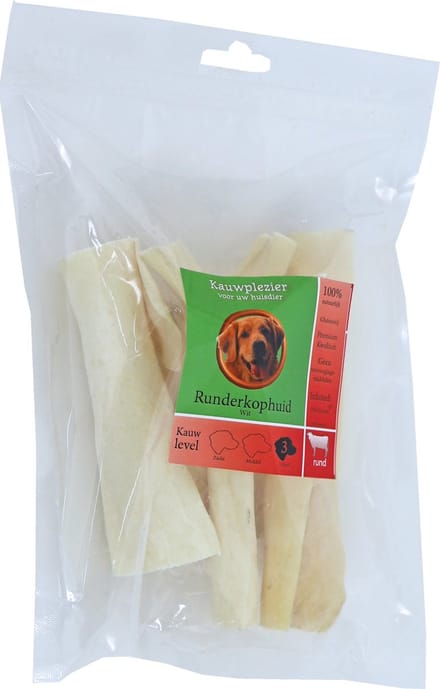 Runderkophuid Wit 100 Gram In Zak