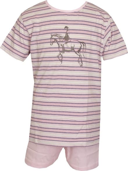 Angelfish Meisjes Shortama Licht Rose SAY46007B Maten: 104
