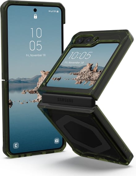UAG Plyo Pro Backcover geschikt voor Samsung Galaxy Z Flip 5 - Olive