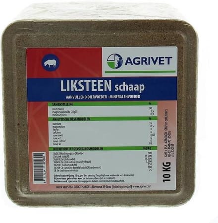 Agrivet Liksteen Schaap 10 kg