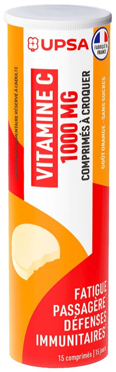 UPSA Vitamine C 1000 mg 15 Kauwtabletten