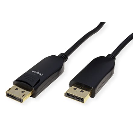 ROLINE DisplayPort v2.1 Kabel (AOC), M/M, 15 m