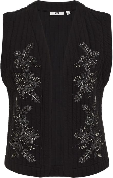 WE Fashion Dames gilet met pailletten