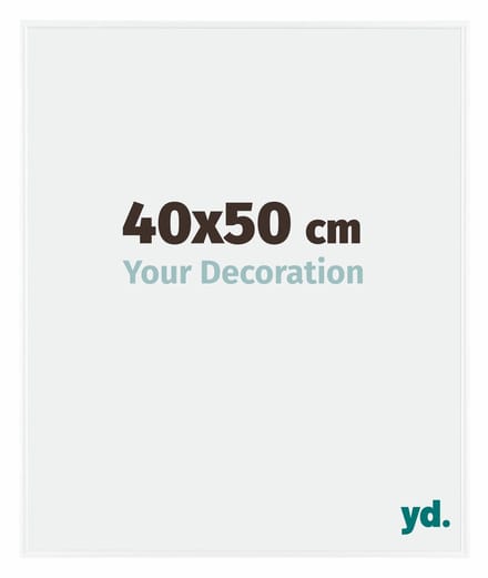 Your Decoration - Fotolijst 40x50 cm - Kunststof - Wit Hoogglans - Evry