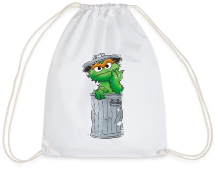 Sesamstraat Oscar Vuilnisbak Gymtas