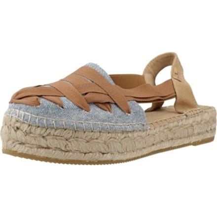 Platte espadrilles voor dames met gekruiste bandjes | RIO-CC