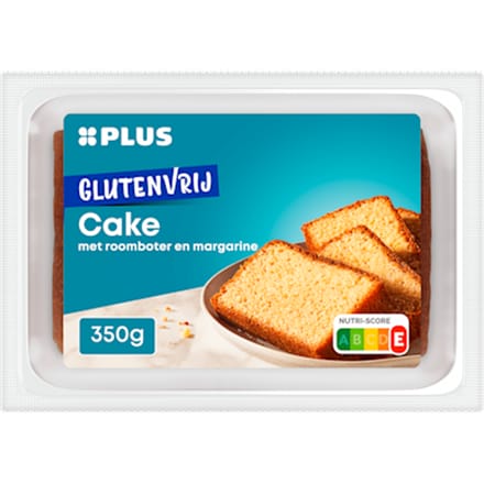 Glutenvrije cake met roomboter margari