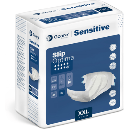 Gcare Expert Slip Optima 2XL - 4 paquets de 10 protections