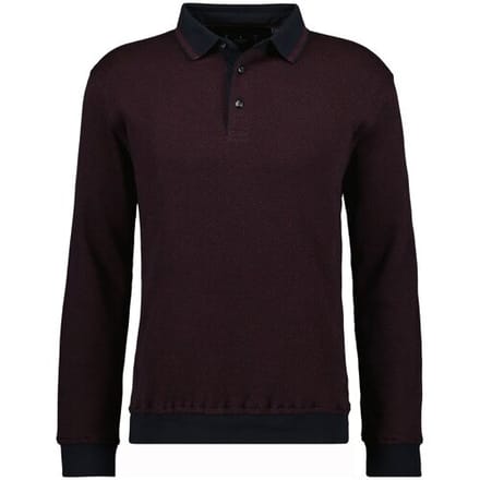 Ragman Trui Fine Cotton Interlock Jacquard Zwart / male