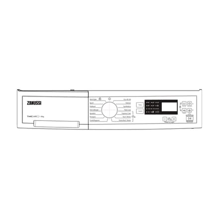 AEG controlepaneel, wit, Zanussi, NL 140210934018