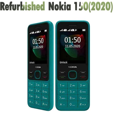 Gereviseerde Nokia Originele Nokia 150(2020) Dual Sim Mobiele Telefoon Met 2 SIM SimpLe Set rood