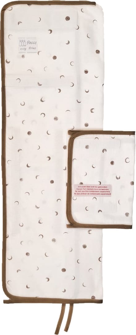Pacco Primo (2-4 kg), wit met maan print