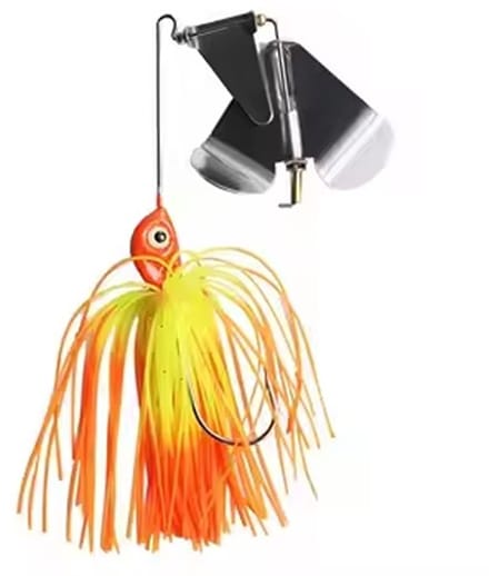 PikeAttack - Spinnerbait - Roofvissen - Geel/Oranje- 15gram