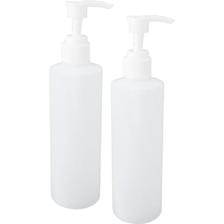 2 stuks Massageolie Warmer Vervangingsfles 250ml Hervulbare Professionele Shampoo Pompflessen voor white