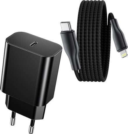 Snellader Set geschikt voor iPad en iPhone - Oplader - 3 Meter