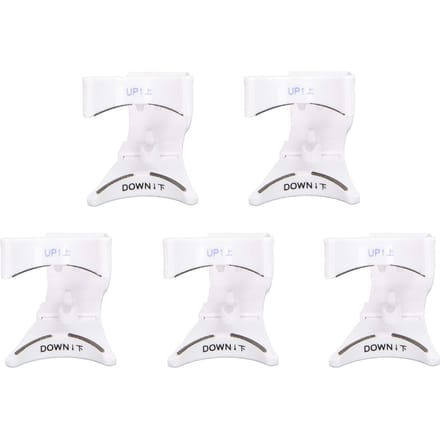 5 stuks Magnetische Wimper Applicator Clip Groothoek Boog Gemakkelijk Dragen Wimpers Helper Tool white