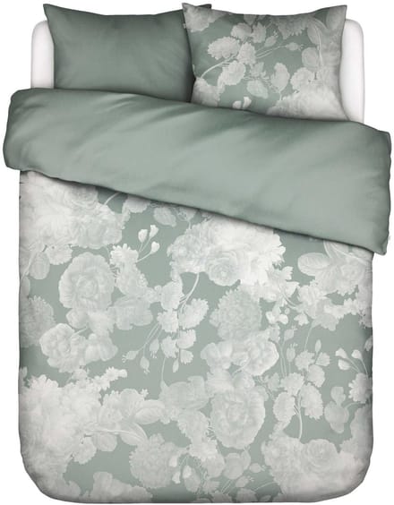 Essenza Eunice Dekbedovertrek Dusty teal - Lits-Jumeaux - 240x200/220 cm