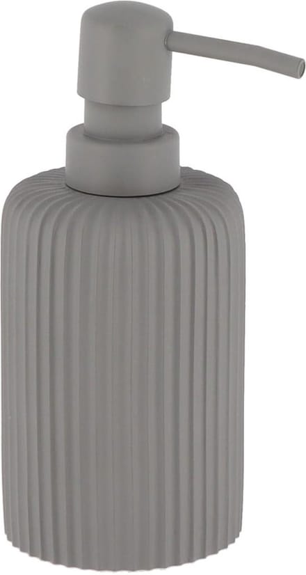 Tendance Zeeppompje 101 series - grijs - geribbeld - PS - D7 x H17 cm - 230 ml - badkamer