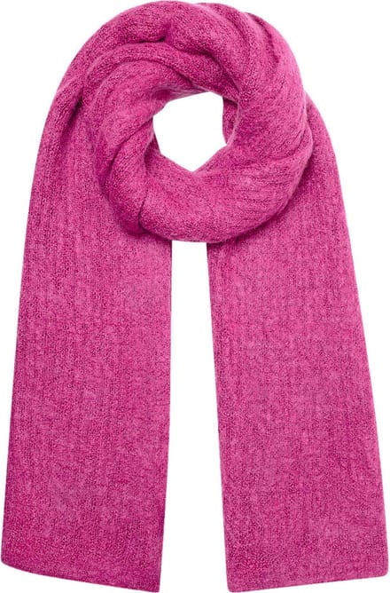 Roze Wintersjaal Basic - Dikke Lange Warme Dames Sjaals - Winter Musthaves - Winter Accessoires - Roze