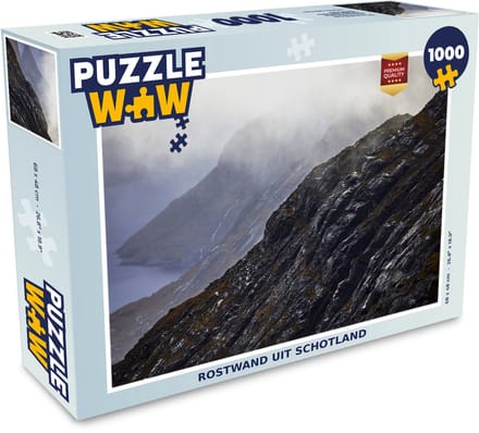 Puzzel Rostwand uit Schotland - Legpuzzel - Puzzel 1000 stukjes volwassenen