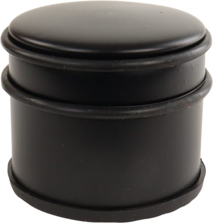 NORDIX Premium Deurstopper - Deurstoppers voor Binnen en Buiten - Deurstop - Deurbuffer - 9x7.5cm - Mat Zwart - ALTO