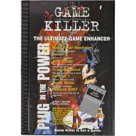 Datel Game Killer The Ultimate Game Enhancer-Standaard (PlayStation 1) Gebruikt