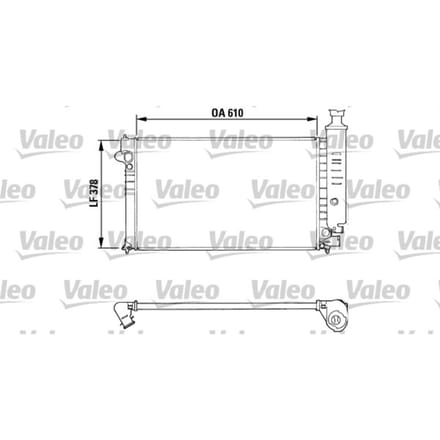 Radiator, motorkoeling VALEO 810919