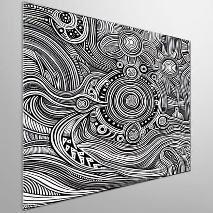 Kunstprint | Wanddecoratie | Dibond | 50 × 50 cm
